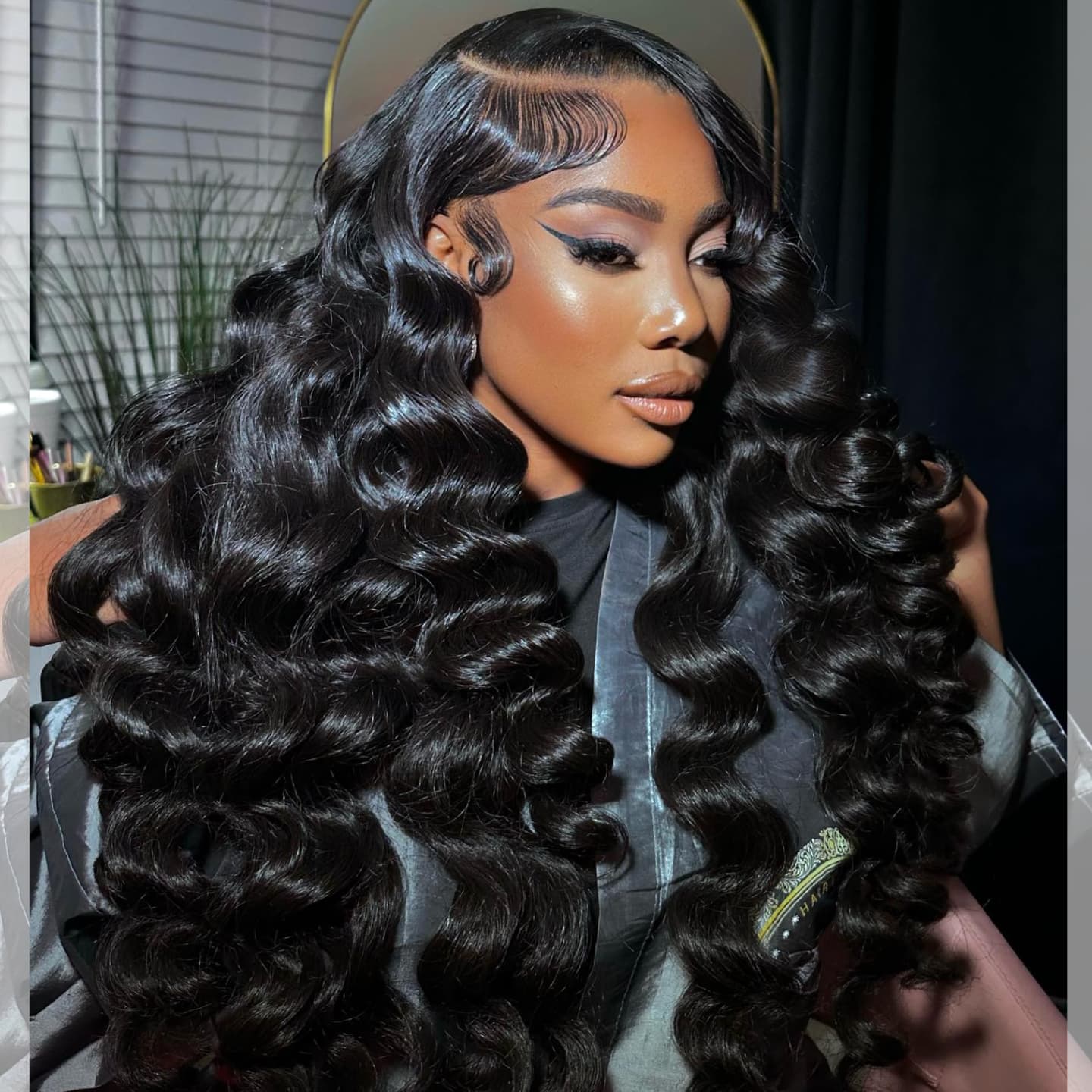 Brazilian Virgin Human Hair Extensions 22 24 26 Inch Curly Wave 3 Bundle Set Amazon.com : Deep Wave Human Hair Bundles, 20 22 24 Inch  main image 2